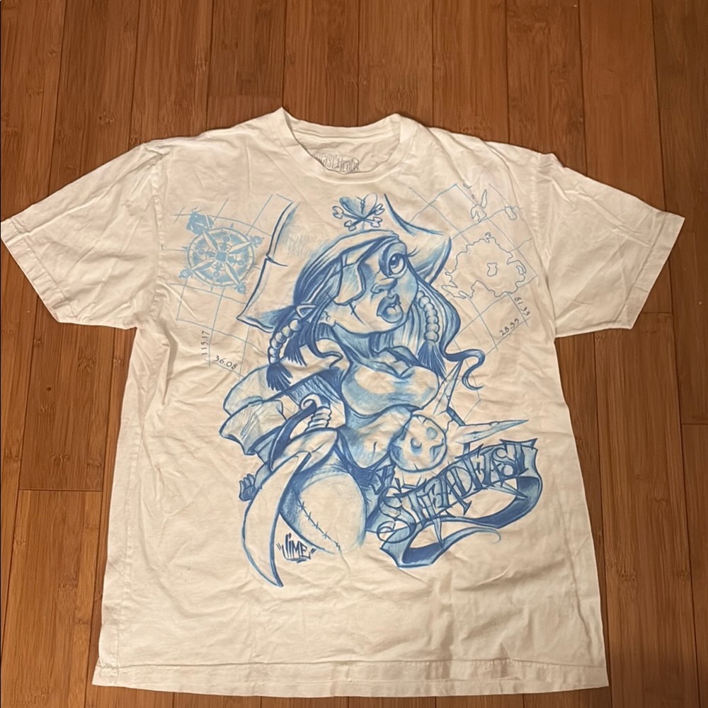 Steadfast Brand Beige Graphic Tee